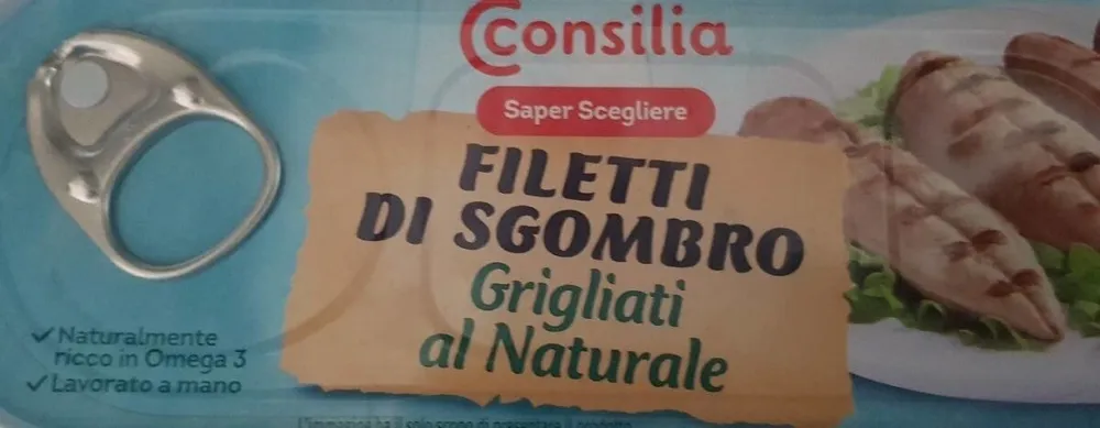 Filetti di sgombro al naturale