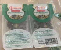 olive verdi e nere a rondelle