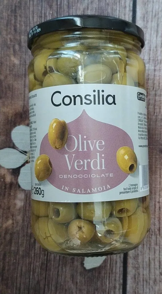 Olive verdi denocciolate