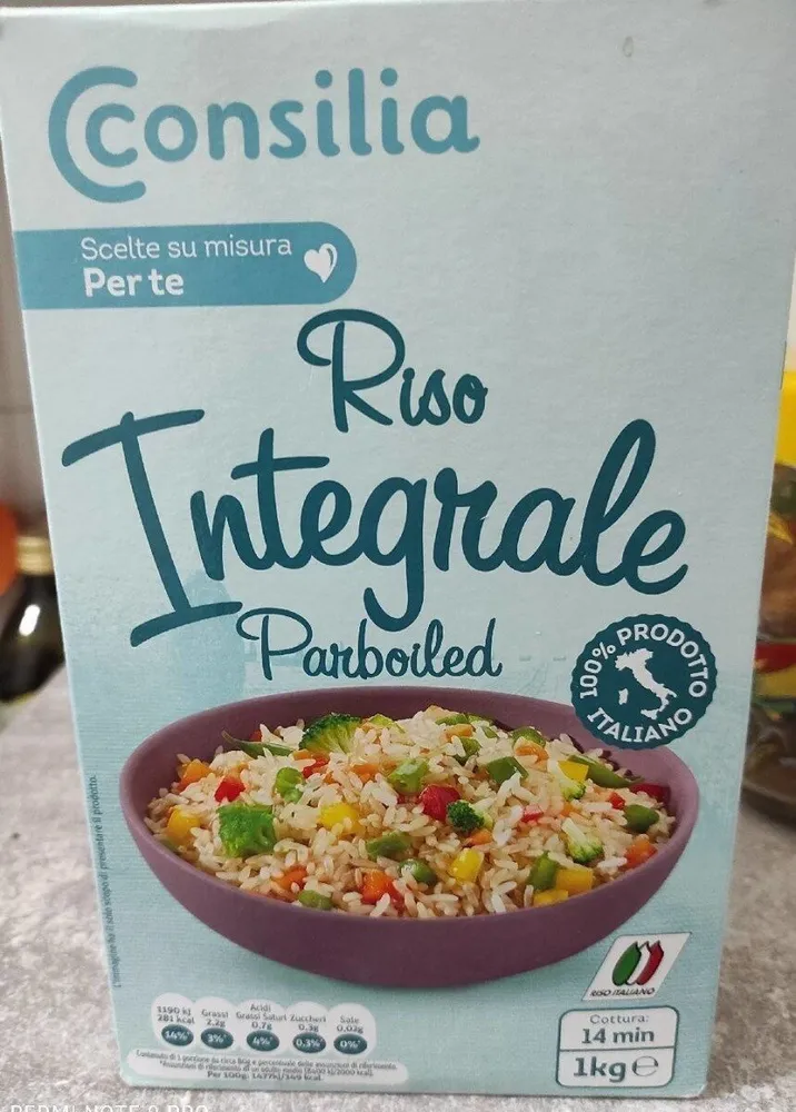 Riso integrale parboiled