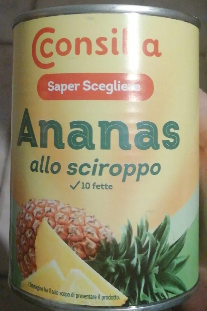 Ananas allo sciroppo