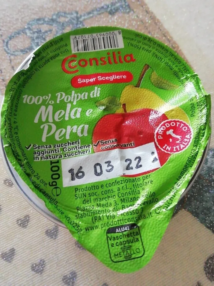 Polpa di mela e pera