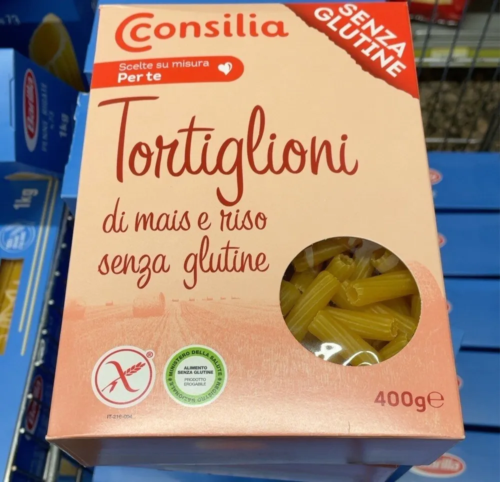 Tortiglioni di mais e riso