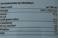 Olio di semi vari
