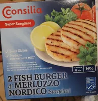 Fish Burger di Merluzzo Nordico Surgelato