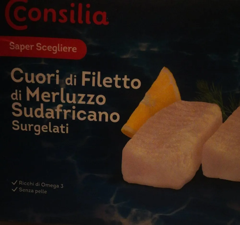 Cuori di filetto di merluzzo sudafricano