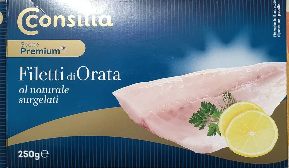Filetti di Orata al naturale surgelati