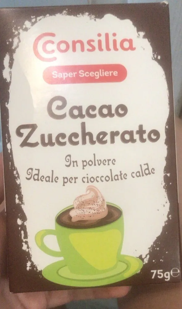Cacao zuccherato in polvere