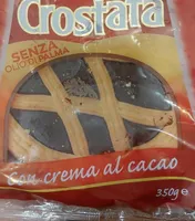 Crostata con crema al cacao
