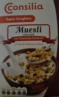 Muesli con cioccolato fondente