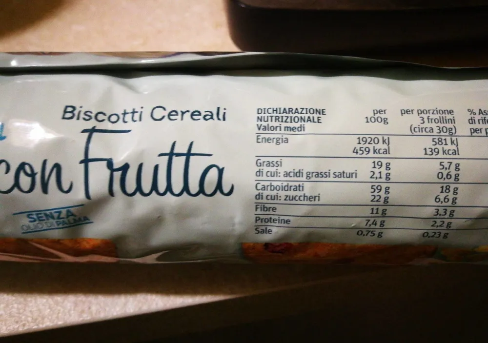 Biscotti cereali
