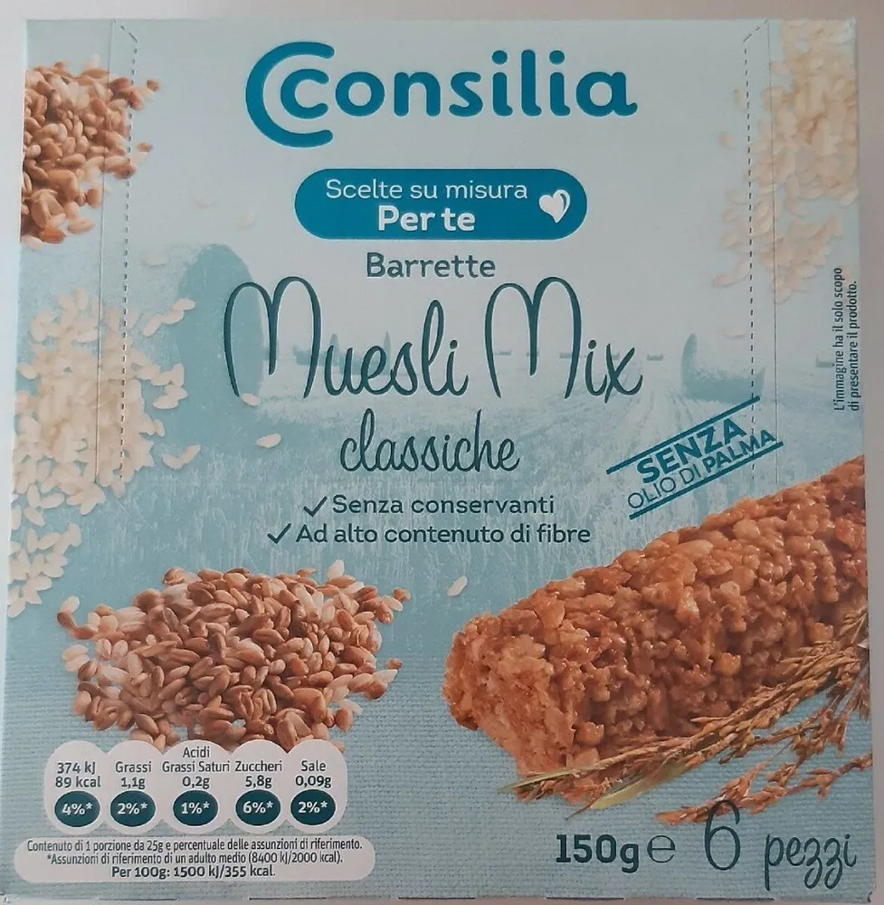 Barrette Muesli Mix classiche