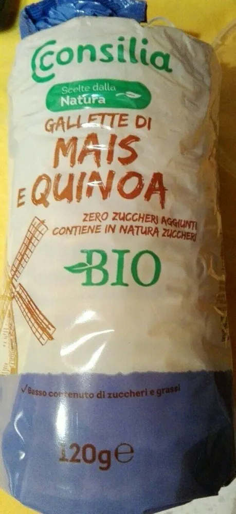 Gallette di mais e quinoa