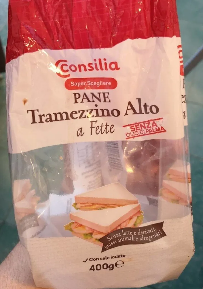 Pane tramezzino alto