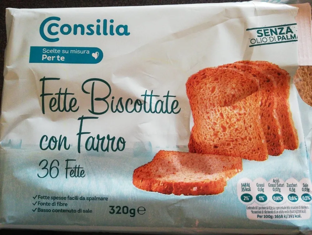 Fette biscottate con farro