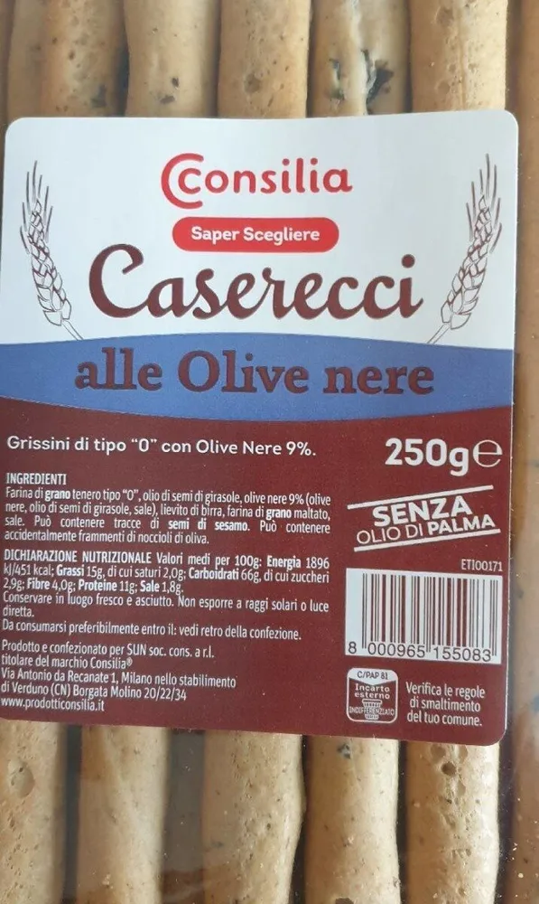 Caserecci alle olive nere