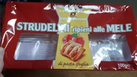 Strudellini ripieni alle mele