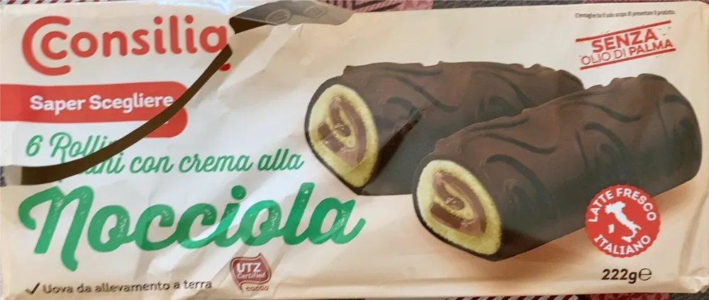 Rollini con crema alla nocciola