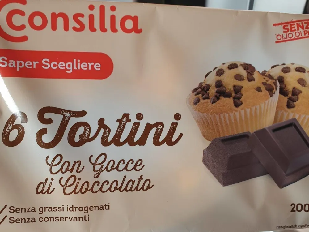 Tortini con gocce di cioccolato