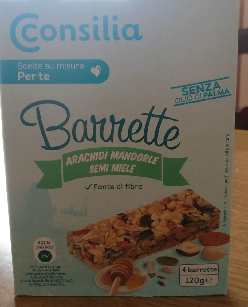 Barrette - arachidi mandorle semi miele