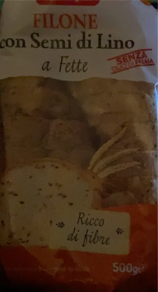 Filone a fette con semi di lino