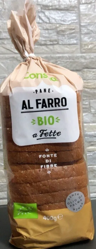 Pane al farto bio a fette