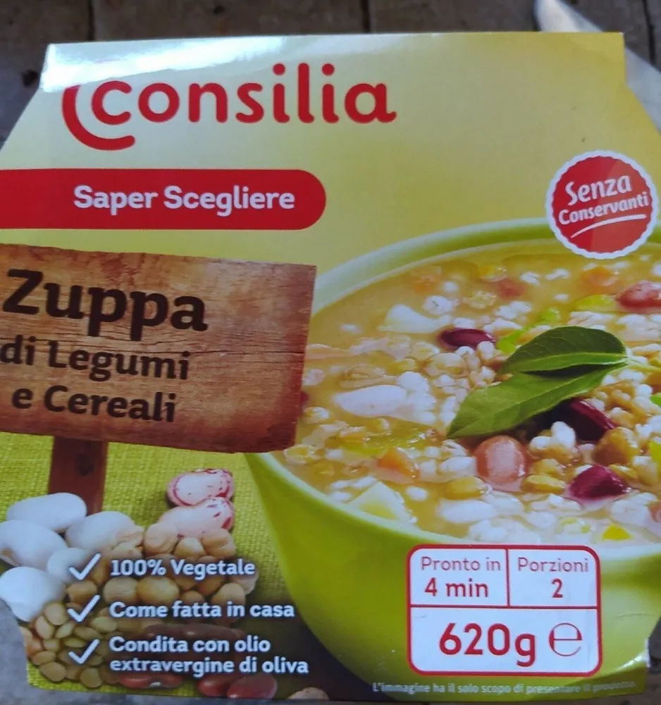Zuppa legumi e cereali