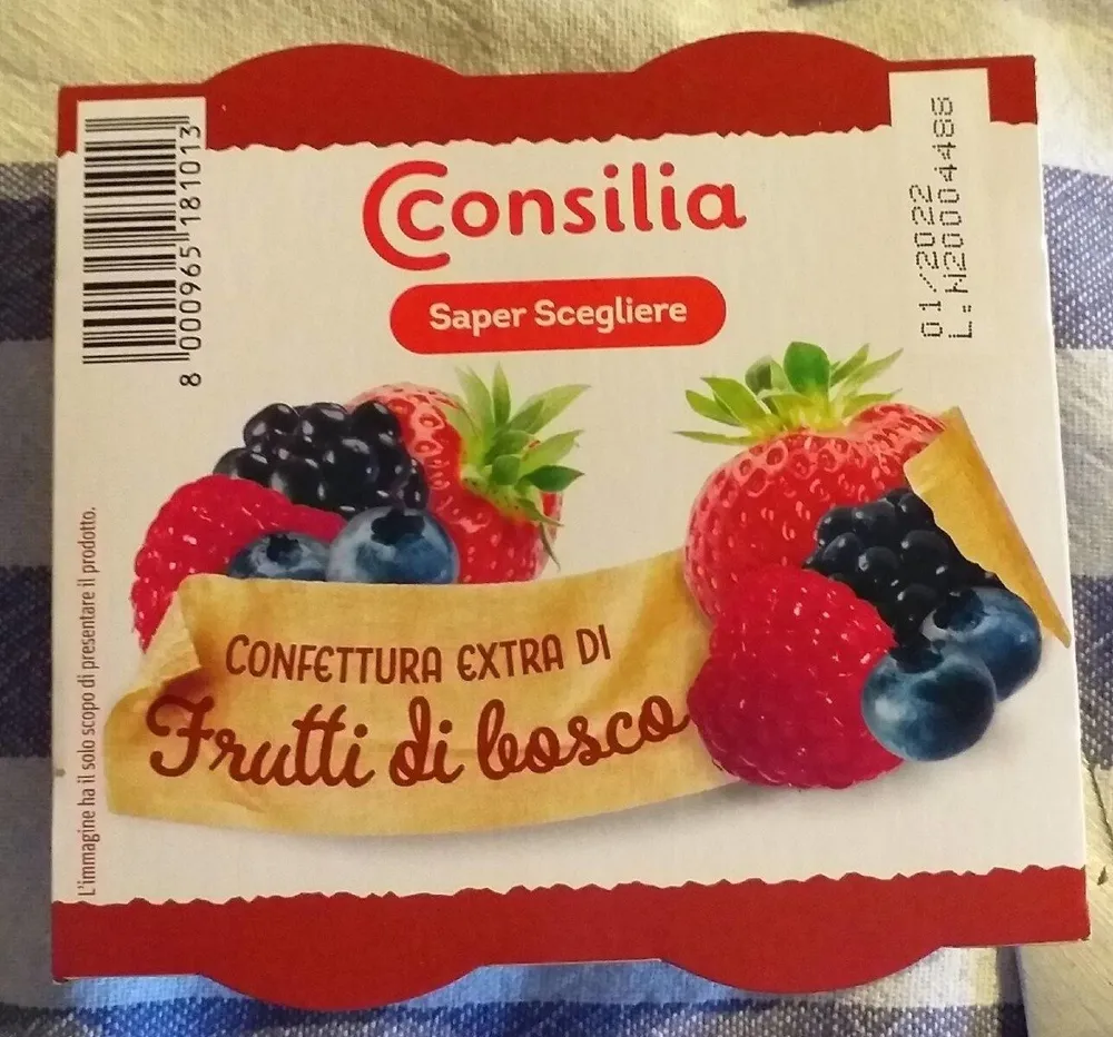 confettura extra di frutti di bosco
