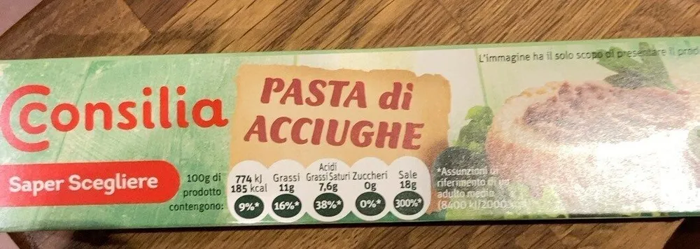 pasta di acciughe