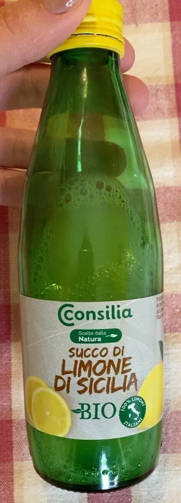 Succo di limone di sicilia bio