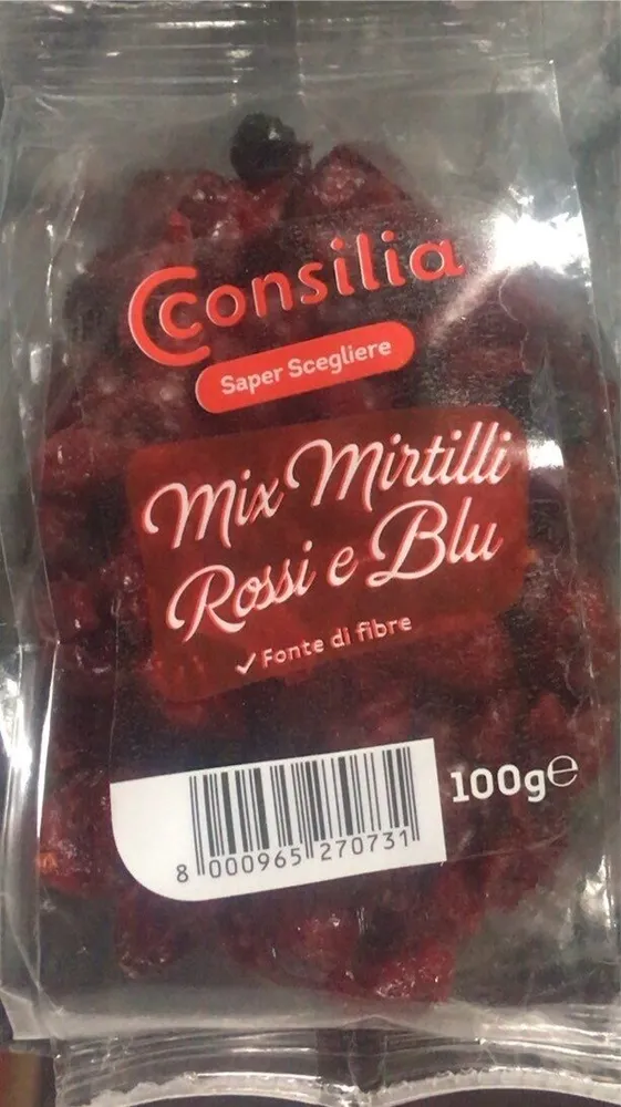 Mix mirtilli rossi e blu