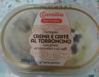 gelato crema e caffe' al torroncino