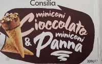 Miniconi cioccolato e miniconi panna