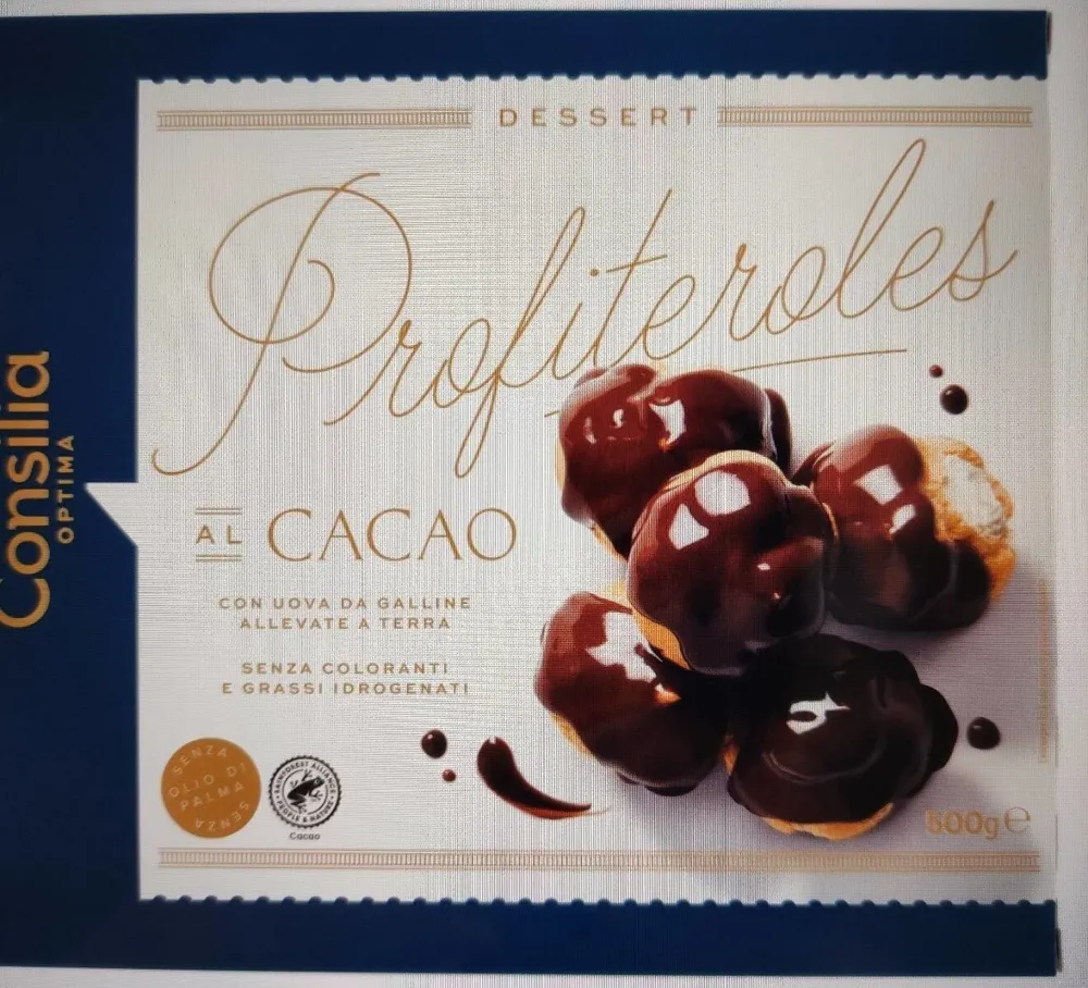 Profiteroles congelato