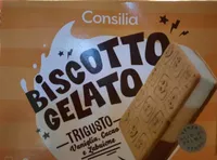Biscotto gelato trigusto