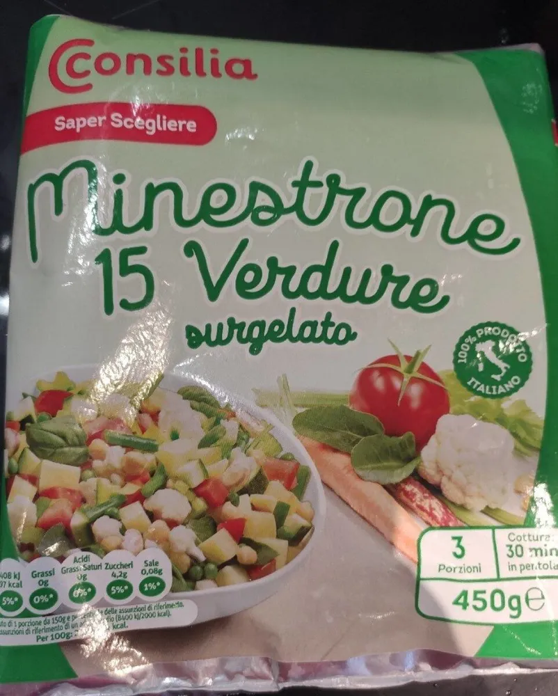 Minestrone 15 verdure surgelato