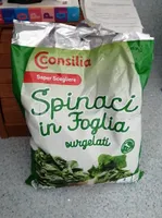 Spinaci in foglia surgelati