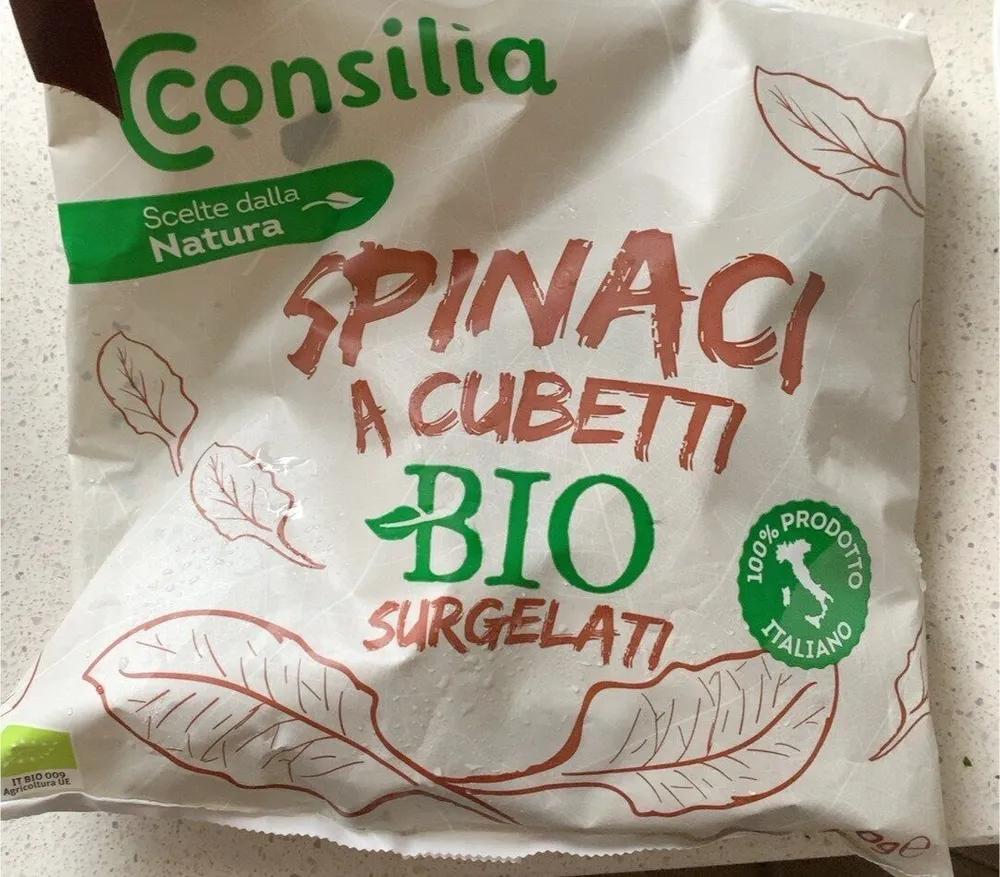 Spinaci a cubetti