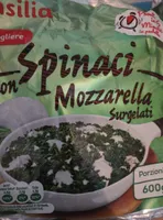 Spinaci con mozzarella surgelati