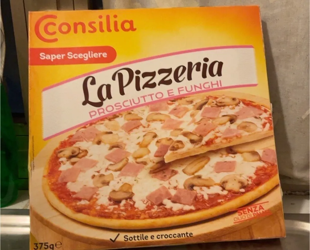 Pizza prosciutto e funghi