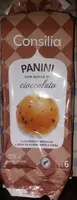 Panini con gocce di cioccolato