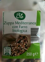 Zuppa mediterranea con farro biologica