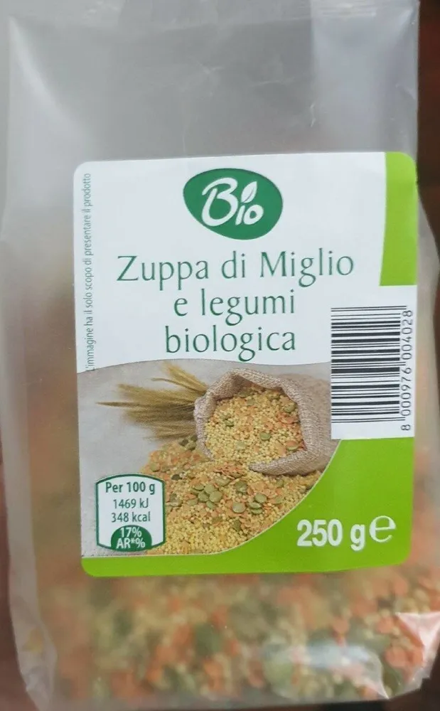 Zuppa di Miglio e legumi biologica