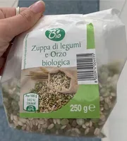 Zuppq di legumi e Orzo biologico