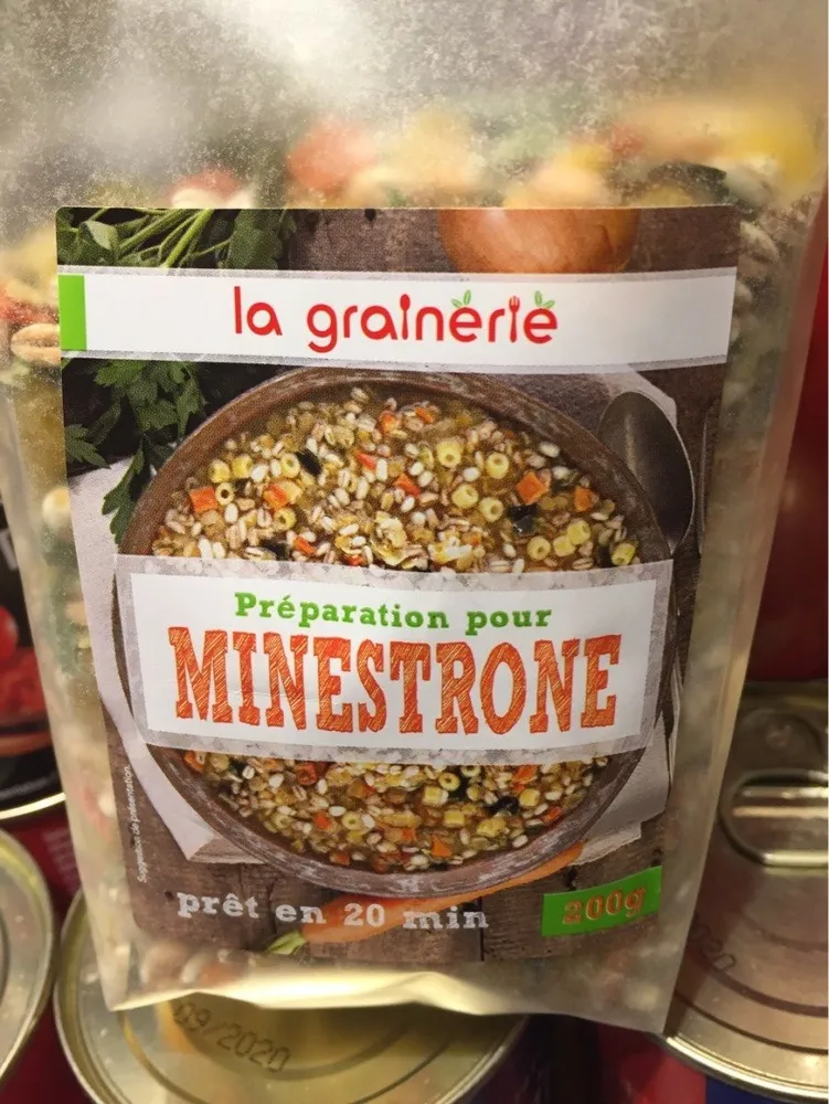 Preparation pour minestrone