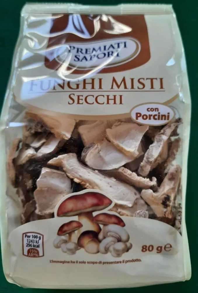 Funghi misti secchi con porcini