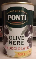 Olive nere denocciolate in salamoia