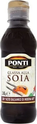 Glassa alla soia con aceto balsamico di Modena IGP