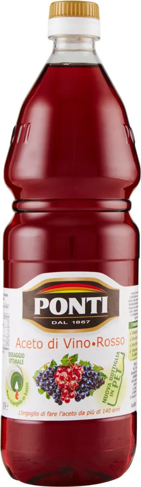 Aceto di vino rosso pet