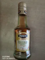 Condimento balsámico bianco de vinagre de vino y mosto de uva